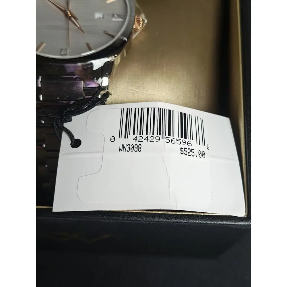 Nwt Wittnauer $525 WN3098 Store Display 9.7 /10 Men's Monserrat White Dial Watch